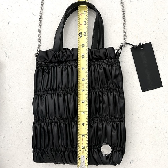 Kendall + Kylie Rouched Satin Crossbody Handbag - Picture 15 of 16